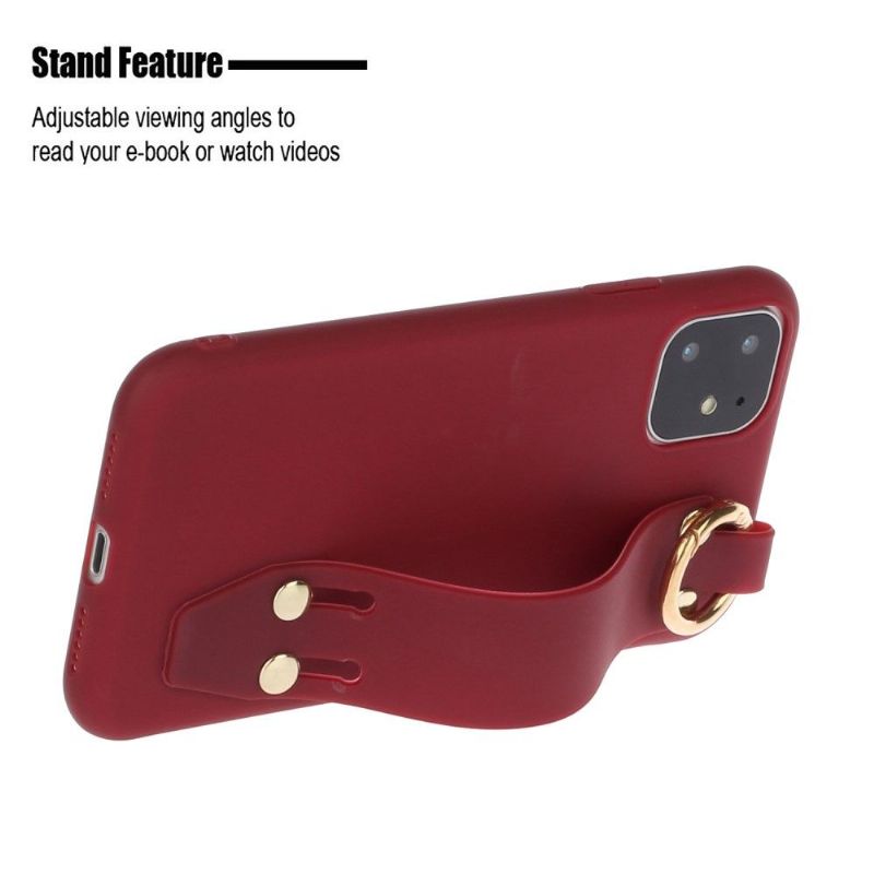 Coque iPhone 13 Pro Max Strap en silicone