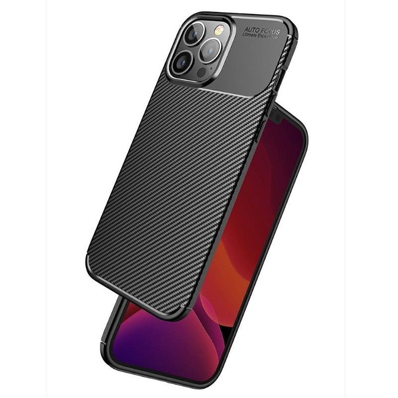 Coque iPhone 13 Pro Max style fibre de carbone