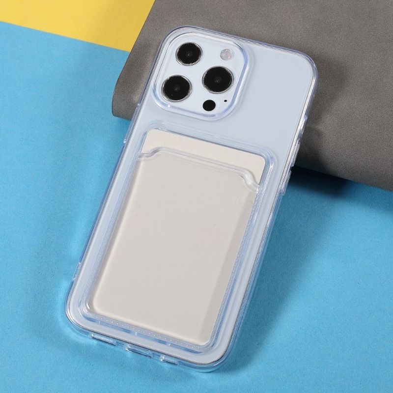 Coque iPhone 13 Pro Max Transparente Porte Carte