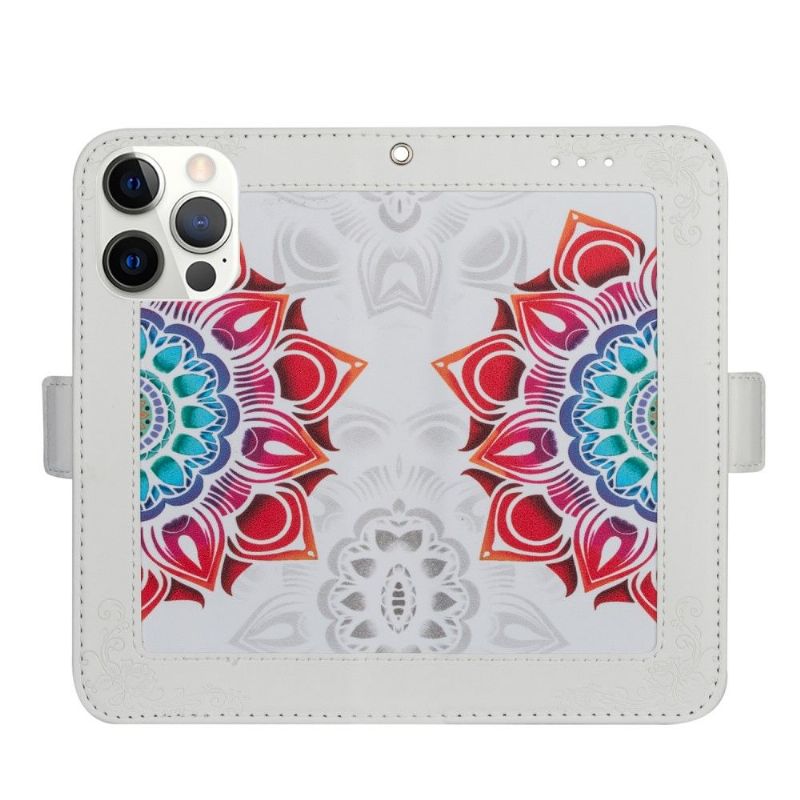 Housse iPhone 13 Pro Max DAME Mandala Coloré