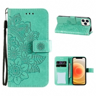 Housse iPhone 13 Pro Max full protect fleurs