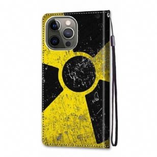 Housse iPhone 13 Pro Max Symbole Radioactif