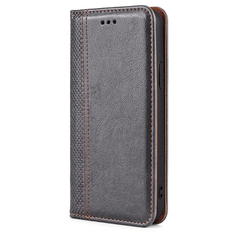 Housse Oppo Find X5 Lite Flip folio coutures