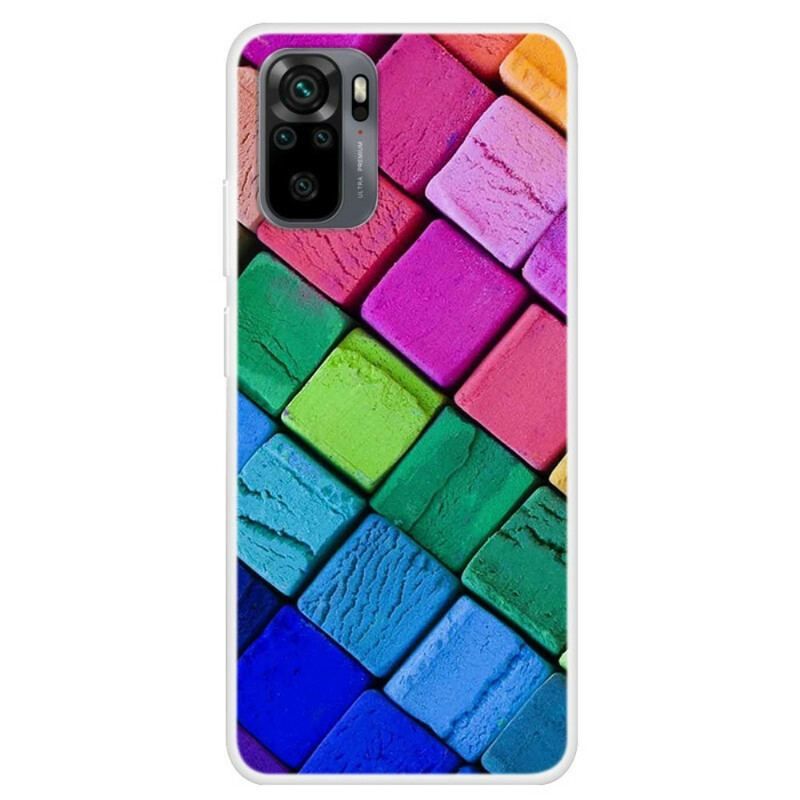 Coque Xiaomi Redmi Note 10/10S/Poco M5s Cubes Colorés