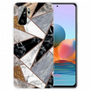 Coque Xiaomi Redmi Note 10/10S/Poco M5s Marbre Géométrie Intense