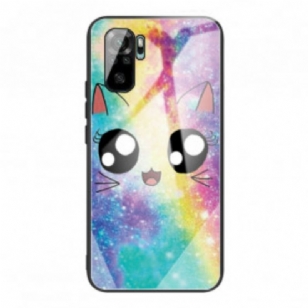 Coque Xiaomi Redmi Note 10/10S/Poco M5s Verre Trempé Chat