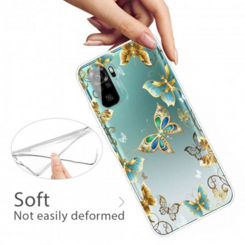 Coque Xiaomi Redmi Note 10/10S/Poco M5s Vol de Papillons