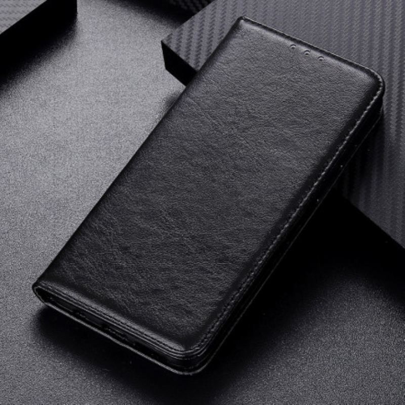 Flip Cover Xiaomi Redmi Note 10/10S/Poco M5s Effet Cuir Texturé