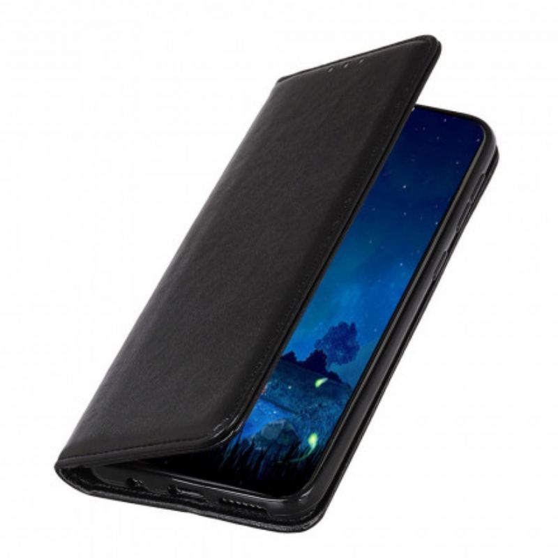 Flip Cover Xiaomi Redmi Note 10/10S/Poco M5s Effet Cuir Texturé