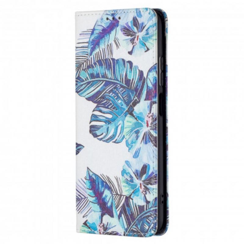 Flip Cover Xiaomi Redmi Note 10/10S/Poco M5s Feuilles