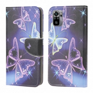 Housse Xiaomi Redmi Note 10/10S/Poco M5s Butterflies