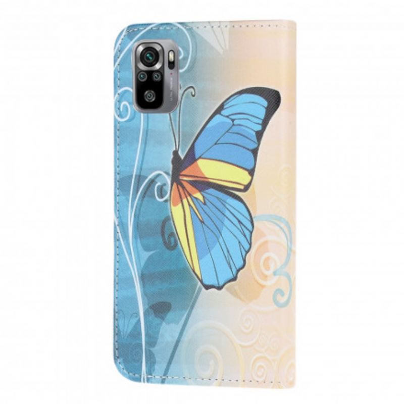 Housse Xiaomi Redmi Note 10/10S/Poco M5s Butterflies