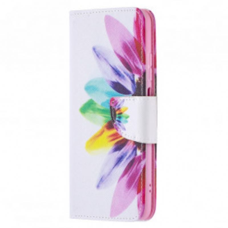 Housse Xiaomi Redmi Note 10/10S/Poco M5s Fleur Aquarelle