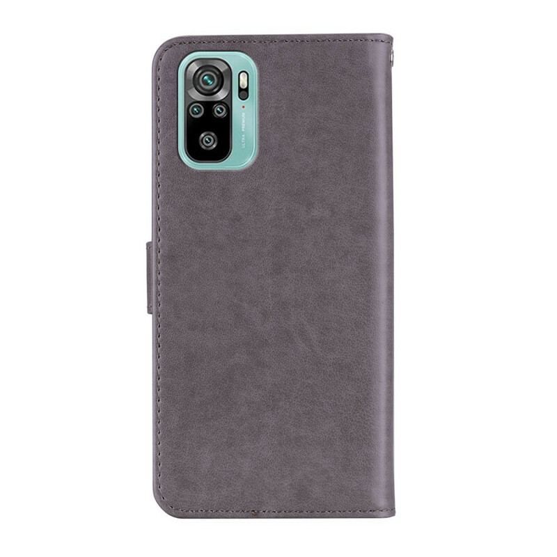 Housse Xiaomi Redmi Note 10/10S/Poco M5s Hibou Mandala et Breloque