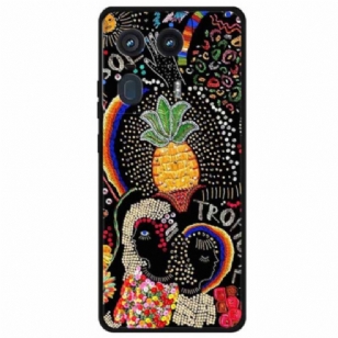 Coque Motorola Edge 50 Ultra Fleur d'Ananas