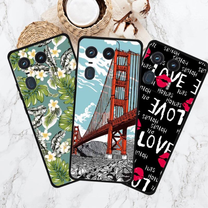 Coque Motorola Edge 50 Ultra Golden Gate