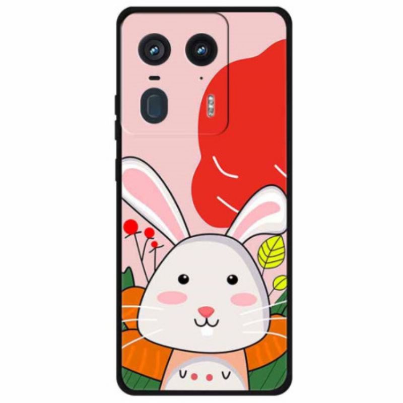 Coque Motorola Edge 50 Ultra Petit Lapin Blanc