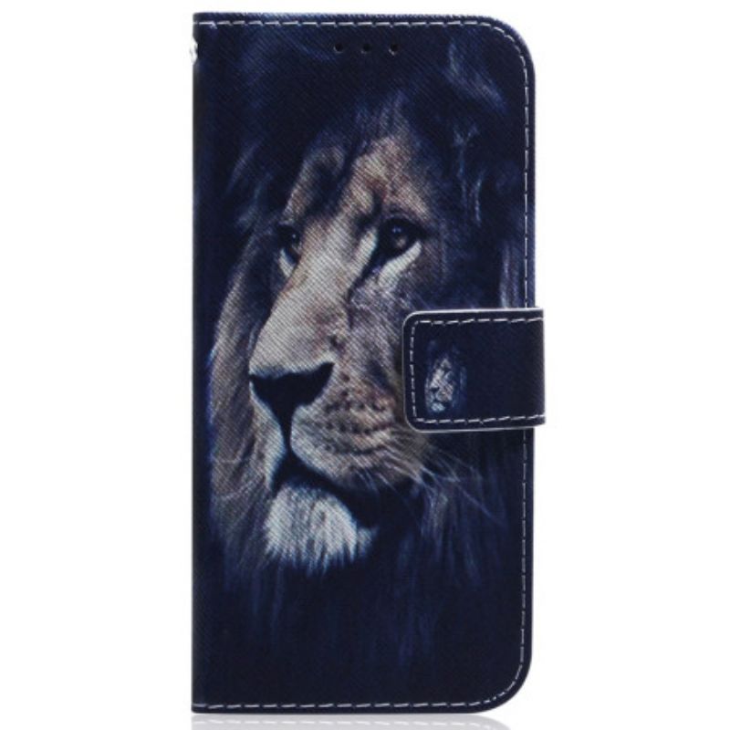 Housse Motorola Edge 50 Ultra Dreaming Lion