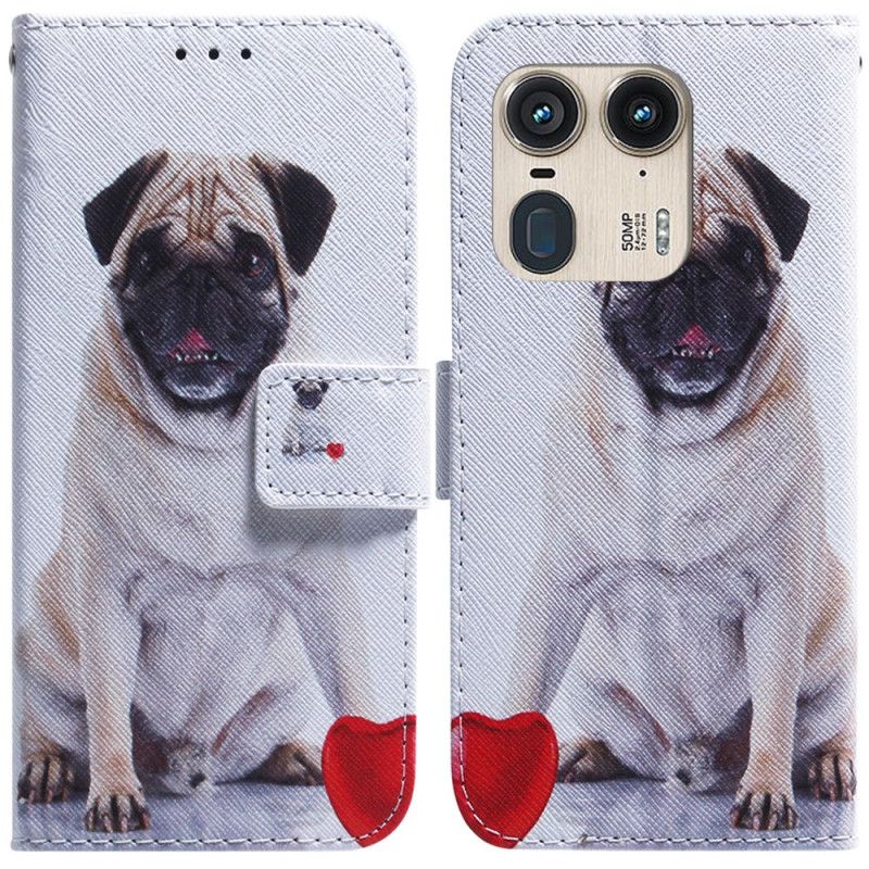 Housse Motorola Edge 50 Ultra Pug Dog