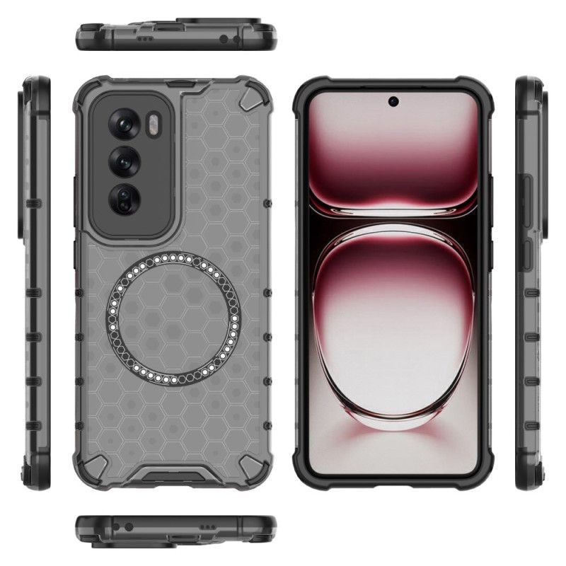 Coque Oppo Reno 12 Pro 5G Magnétique Nid d'Abeille