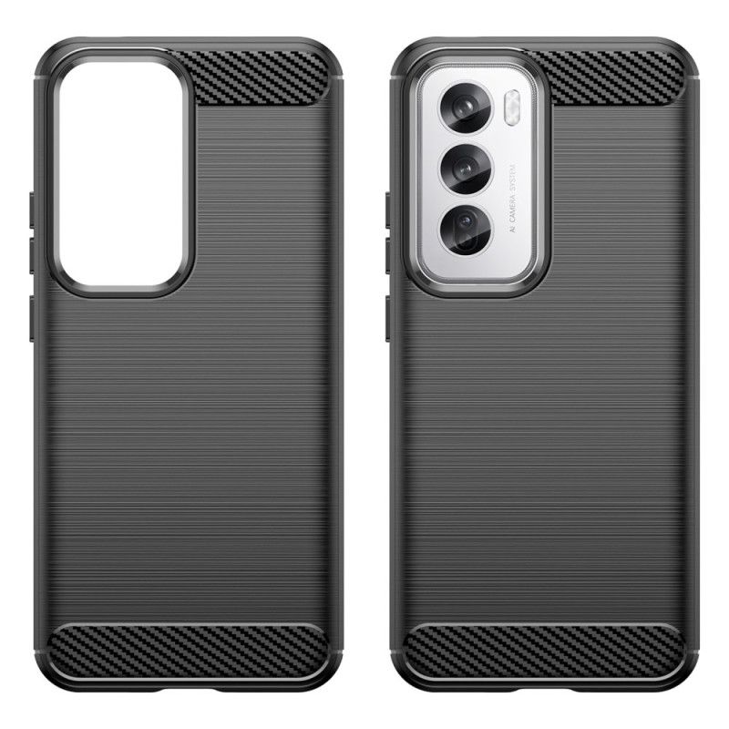 Coque Oppo Reno 12 Pro 5G Texture Fibre de Carbone