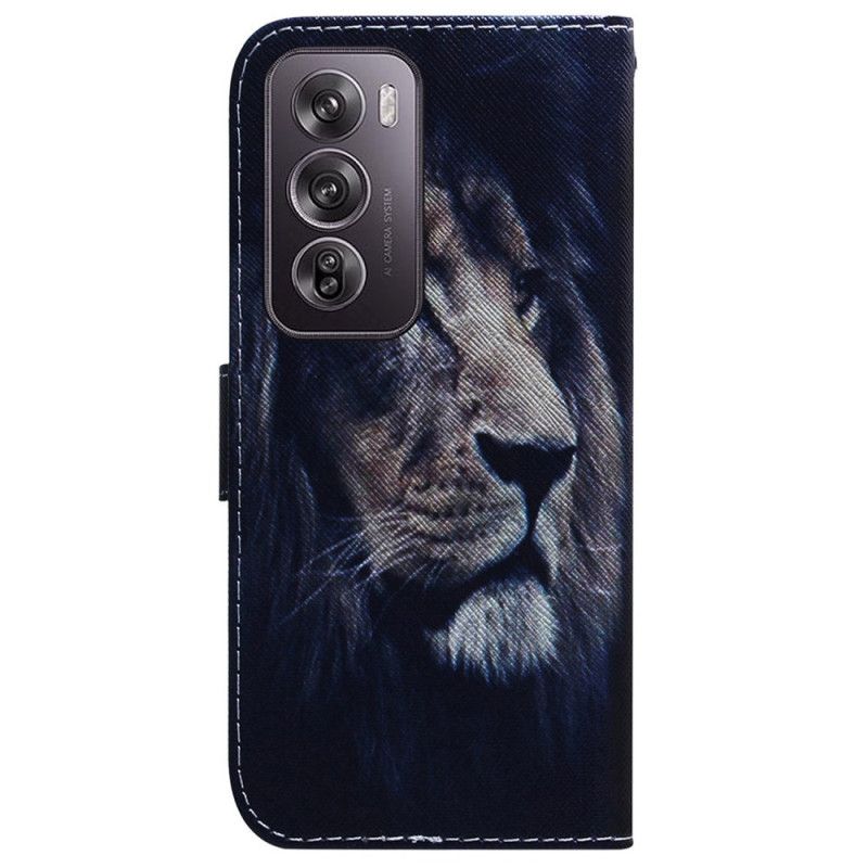 Housse Oppo Reno 12 Pro 5G Dreaming Lion