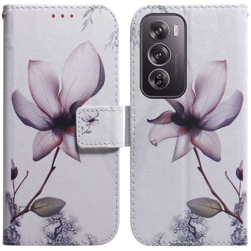 Housse Oppo Reno 12 Pro 5G Fleur Rose