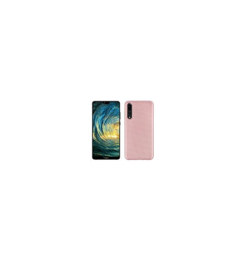 Coque Huawei P20 Pro Revêtement fibre de carbone