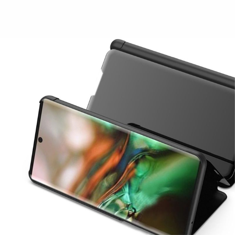 Samsung Galaxy Note 10 - Coque avec rabat effet miroir