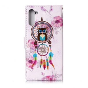 Samsung Galaxy Note 10 - Housse hibou et capteur de rêves colorés