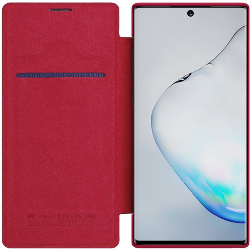 Samsung Galaxy Note 10 - Housse NILLKIN Qin simili cuir