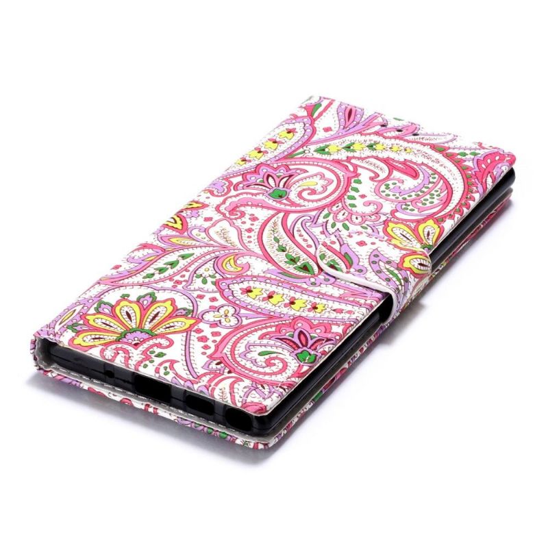 Samsung Galaxy Note 10 - Housse paisley fleur