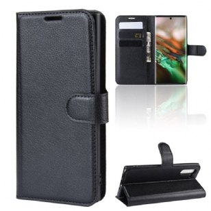 Samsung Galaxy Note 10 - Housse portefeuille style cuir