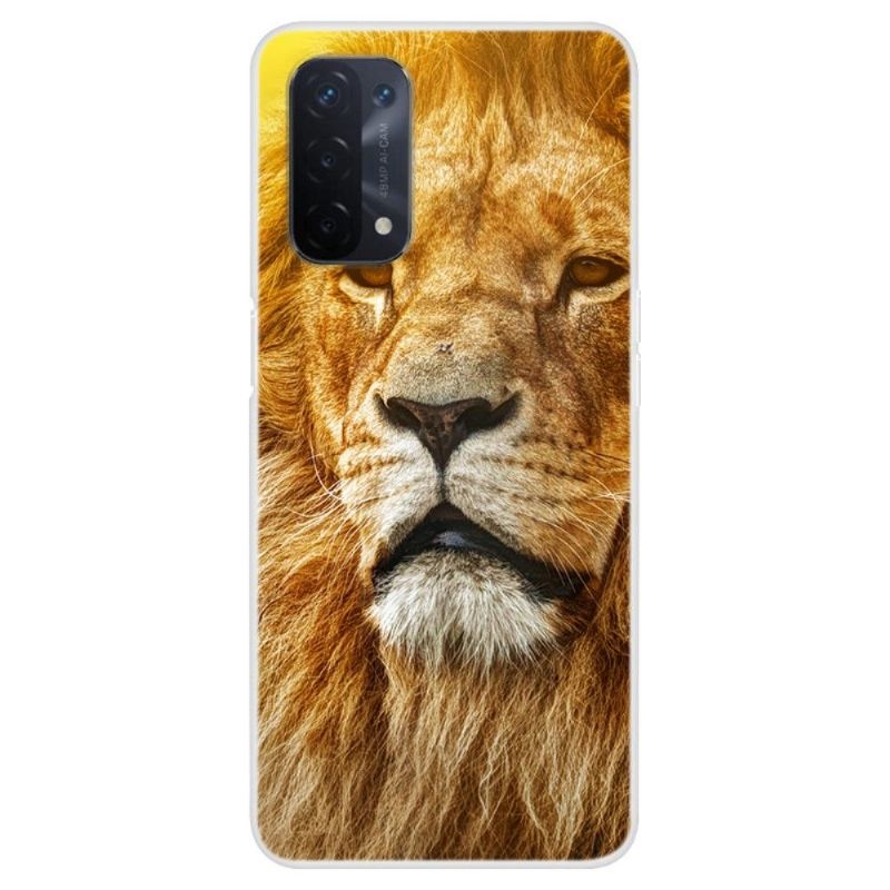 Coque Oppo A54 5G / A74 5G Golden Lion