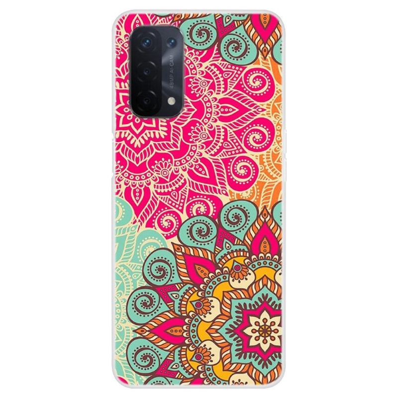 Coque Oppo A54 5G / A74 5G Mandala Rétro