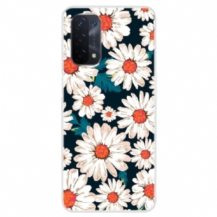 Coque Oppo A54 5G / A74 5G Marguerites