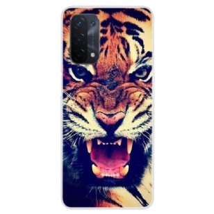 Coque Oppo A54 5G / A74 5G Tigre Féroce