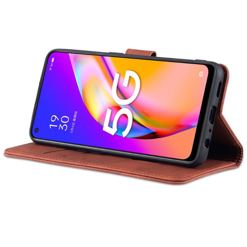 Etui à rabat Oppo A54 5G / A74 5G AZNS Porte-Cartes