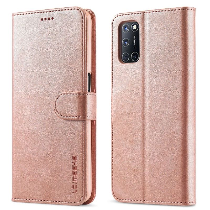 Housse Oppo A54 5G / A74 5G LC.IMEEKE effet cuir