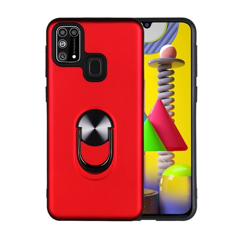 Coque Samsung Galaxy M31 effet mat avec support au dos