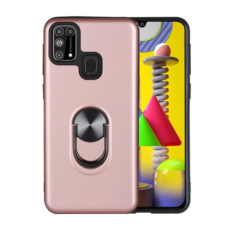 Coque Samsung Galaxy M31 effet mat avec support au dos