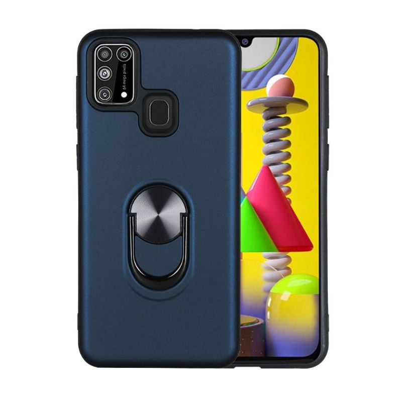 Coque Samsung Galaxy M31 effet mat avec support au dos