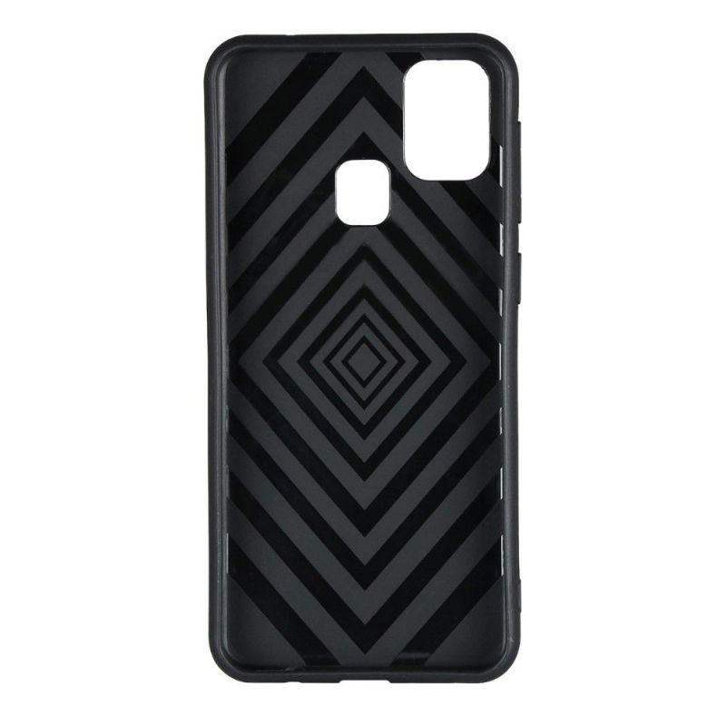 Coque Samsung Galaxy M31 effet mat avec support au dos