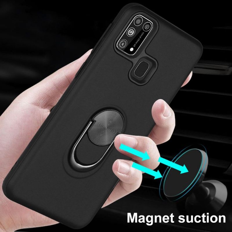 Coque Samsung Galaxy M31 effet mat avec support au dos