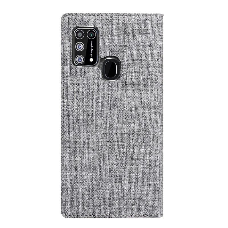 Housse Samsung Galaxy M31 croisillons fonction support