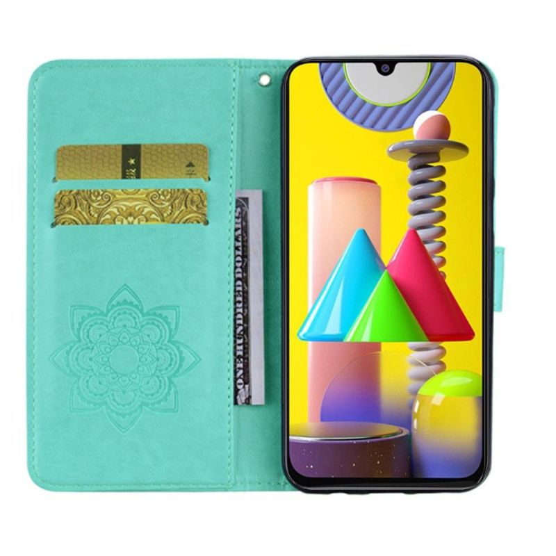 Housse Samsung Galaxy M31 Hibou en relief