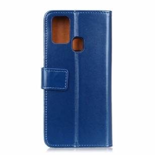 Housse Samsung Galaxy M31 Mélodie Porte Cartes - Bleu Marine