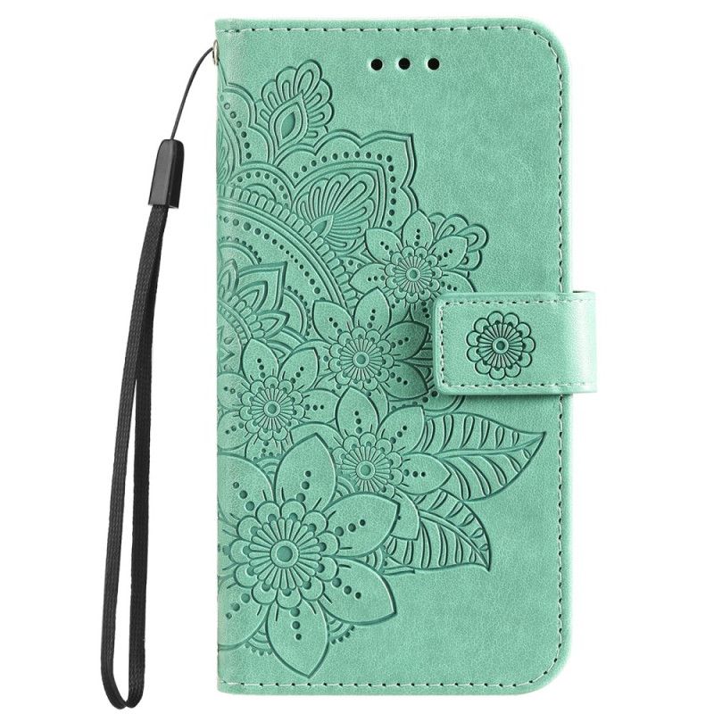 Housse Huawei Nova 12 SE Motif Floral à Lanière