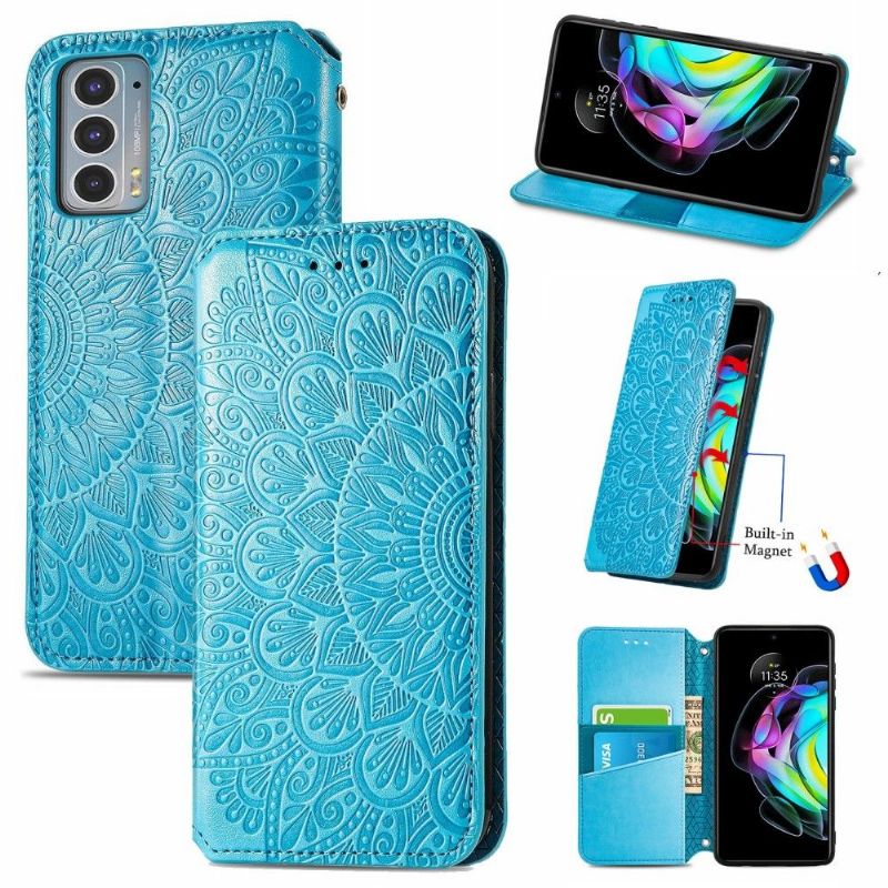 Housse Motorola Edge 20 Flip Chic Mandala