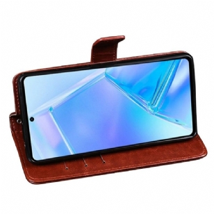 Housse Motorola Edge 20 IDEWEI Folio Effet Cuir